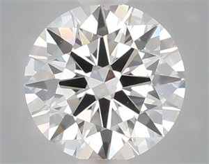 Picture of Lab Grown Diamond 1.06 Carats, Round with Excellent Cut, E Color, VVS2 Clarity and Certified by IGI