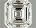 Natural Diamond 1.30 Carats, Asscher with  Cut, J Color, VVS2 Clarity and Certified by GIA