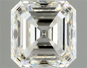 Picture of Natural Diamond 1.30 Carats, Asscher with  Cut, J Color, VVS2 Clarity and Certified by GIA