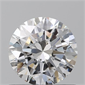 Natural Diamond 0.81 Carats, Round with Excellent Cut, F Color, SI1 Clarity and Certified by GIA