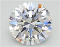 Lab Grown Diamond 2.22 Carats, Round with Excellent Cut, E Color, VS1 Clarity and Certified by IGI