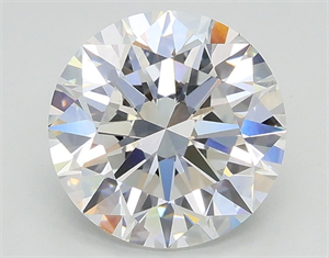 Picture of Lab Grown Diamond 2.22 Carats, Round with Excellent Cut, E Color, VS1 Clarity and Certified by IGI