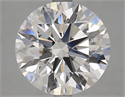 Lab Grown Diamond 4.20 Carats, Round with Ideal Cut, D Color, IF Clarity and Certified by IGI