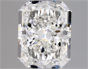 Natural Diamond 2.02 Carats, Radiant with  Cut, G Color, VS1 Clarity and Certified by GIA