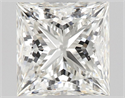 Natural Diamond 0.71 Carats, Princess with  Cut, H Color, VVS1 Clarity and Certified by GIA