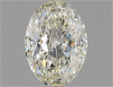 Natural Diamond 1.50 Carats, Oval with  Cut, K Color, VVS1 Clarity and Certified by GIA