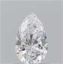 Diamante Natural 0.90 quilates, De pera , Color D, claridad VS2 y certificado GIA
