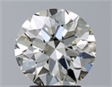 Natural Diamond 3.00 Carats, Round with Excellent Cut, K Color, VS2 Clarity and Certified by GIA