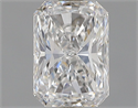 Natural Diamond 0.70 Carats, Radiant with  Cut, D Color, VS1 Clarity and Certified by GIA