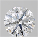 Natural Diamond 2.35 Carats, Round with Excellent Cut, F Color, IF Clarity and Certified by GIA