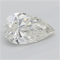 Natural Diamond 1.05 Carats, Pear with  Cut, J Color, SI1 Clarity and Certified by GIA