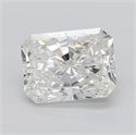Natural Diamond 1.51 Carats, Radiant with  Cut, H Color, VS2 Clarity and Certified by GIA
