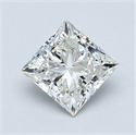 Diamante Natural 0.90 quilates, Princesa , Color J, claridad VS1 y certificado GIA