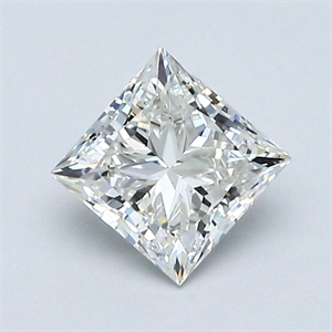 Foto Diamante Natural 0.90 quilates, Princesa , Color J, claridad VS1 y certificado GIA de