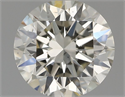 Natural Diamond 0.70 Carats, Round with Excellent Cut, L Color, SI1 Clarity and Certified by GIA