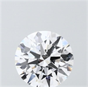 Lab Grown Diamond 1.55 Carats, Round with Ideal Cut, E Color, VVS2 Clarity and Certified by IGI