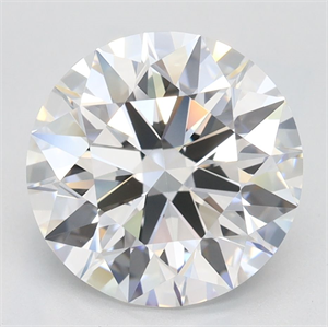 Picture of Lab Grown Diamond 3.10 Carats, Round with Ideal Cut, D Color, VVS1 Clarity and Certified by IGI