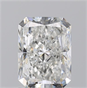 Natural Diamond 1.52 Carats, Radiant with  Cut, G Color, SI1 Clarity and Certified by GIA