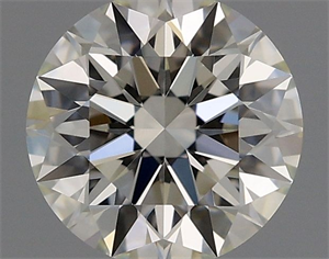 Picture of Natural Diamond 0.71 Carats, Round with Excellent Cut, H Color, VVS2 Clarity and Certified by GIA