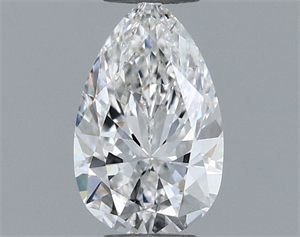 Foto Diamante Natural 0.34 quilates, De pera , Color F, claridad VVS2 y certificado GIA de