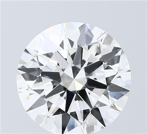 Picture of Lab Grown Diamond 7.05 Carats, Round with Ideal Cut, F Color, VVS2 Clarity and Certified by IGI