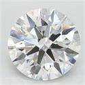 Lab Grown Diamond 5.39 Carats, Round with Excellent Cut, D Color, VVS1 Clarity and Certified by GIA