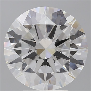 Picture of Lab Grown Diamond 5.01 Carats, Round with Excellent Cut, E Color, VS1 Clarity and Certified by IGI