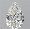Diamante Natural 5.01 quilates, De pera , Color H, claridad SI2 y certificado GIA