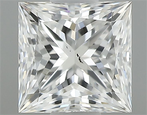 Foto Diamante Natural 0.51 quilates, Princesa , Color G, claridad SI1 y certificado GIA de