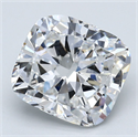 Diamante Natural 5.01 quilates, Del cojín , Color D, claridad VS1 y certificado GIA