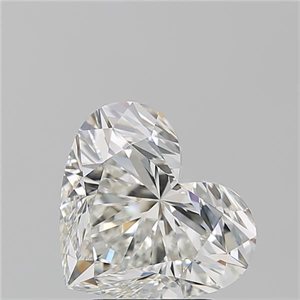Foto Diamante Natural 3.51 quilates, Corazón , Color I, claridad IF y certificado GIA de