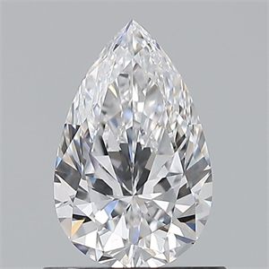 Picture of Natural Diamond 0.74 Carats, Pear with  Cut, D Color, VS1 Clarity and Certified by GIA