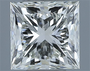 Picture of Natural Diamond 1.00 Carats, Princess with  Cut, J Color, VS1 Clarity and Certified by IGI