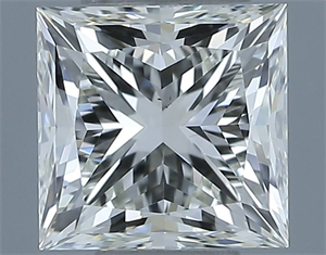 Picture of Natural Diamond 1.00 Carats, Princess with  Cut, J Color, VS1 Clarity and Certified by IGI