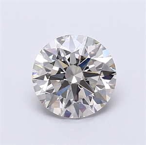Picture of Lab Grown Diamond 1.55 Carats, Round with Ideal Cut, H Color, VVS2 Clarity and Certified by IGI