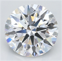 Lab Grown Diamond 3.49 Carats, Round with Ideal Cut, D Color, IF Clarity and Certified by IGI