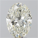 Natural Diamond 3.01 Carats, Oval with  Cut, H Color, VVS1 Clarity and Certified by IGI