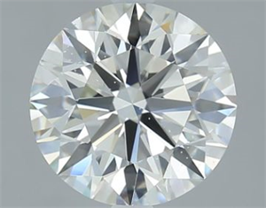 Picture of Natural Diamond 2.50 Carats, Round with Excellent Cut, K Color, SI1 Clarity and Certified by GIA