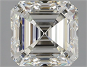 Natural Diamond 2.01 Carats, Asscher with  Cut, I Color, VVS2 Clarity and Certified by GIA