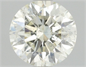 Natural Diamond 0.80 Carats, Round with Excellent Cut, N Color, I1 Clarity and Certified by GIA