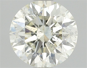 Picture of Natural Diamond 0.80 Carats, Round with Excellent Cut, N Color, I1 Clarity and Certified by GIA