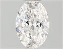 Natural Diamond 0.50 Carats, Oval with  Cut, E Color, VVS2 Clarity and Certified by GIA