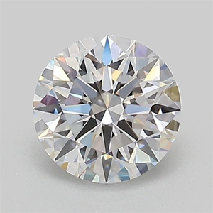Picture of Lab Grown Diamond 1.05 Carats, Round with Ideal Cut, D Color, VVS2 Clarity and Certified by IGI