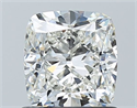 Natural Diamond 1.01 Carats, Cushion with  Cut, H Color, VVS1 Clarity and Certified by GIA