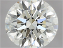 Natural Diamond 0.51 Carats, Round with Very Good Cut, G Color, VVS2 Clarity and Certified by GIA