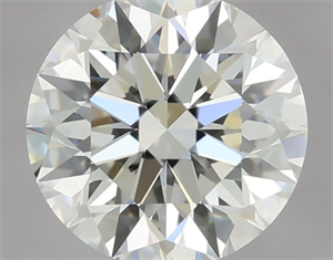Picture of Natural Diamond 0.51 Carats, Round with Very Good Cut, G Color, VVS2 Clarity and Certified by GIA