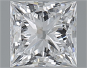 Natural Diamond 1.01 Carats, Princess with  Cut, D Color, VVS1 Clarity and Certified by GIA