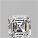 Diamante Natural 1.08 quilates, Asscher , Color E, claridad VS2 y certificado GIA