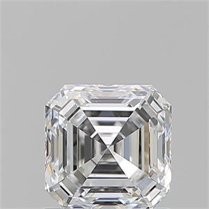 Foto Diamante Natural 1.08 quilates, Asscher , Color E, claridad VS2 y certificado GIA de