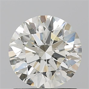 Picture of Natural Diamond 1.20 Carats, Round with Excellent Cut, J Color, VS1 Clarity and Certified by IGI